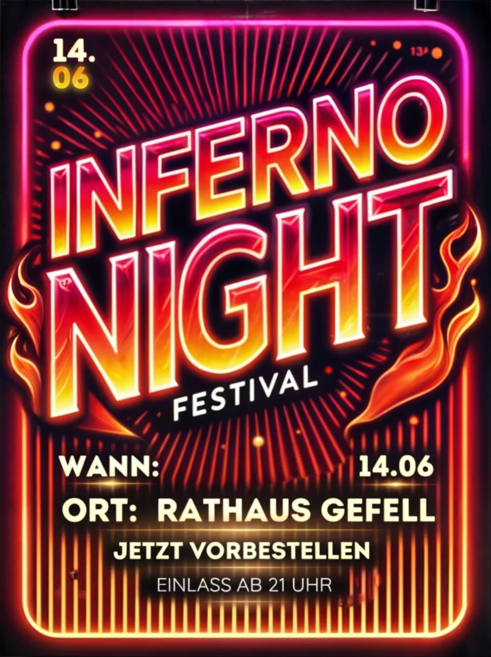 Inferno Night Ticket Preview