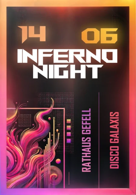 Inferno Night 16.04.2025 Disco Vorderseite